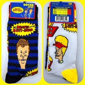 Beavis and Butthead crew socks 2pk burger world